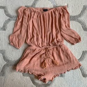 Off the shoulder romper